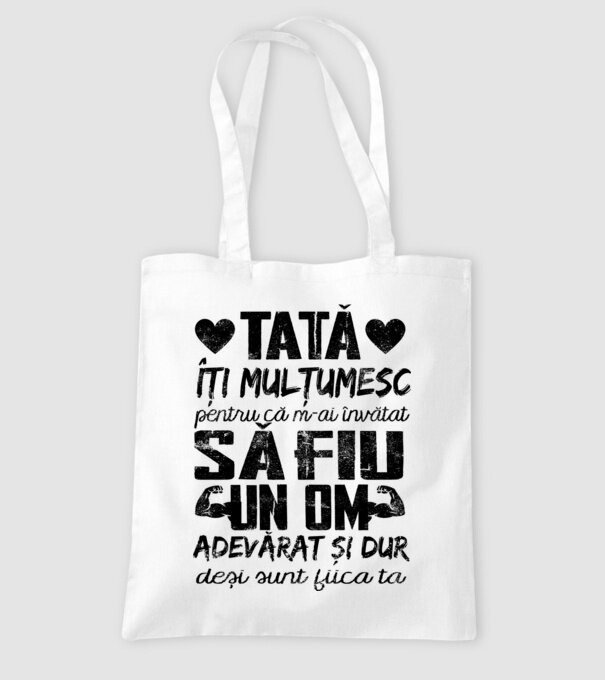 fiică crescută ca fiu Alb model alb pe tricou