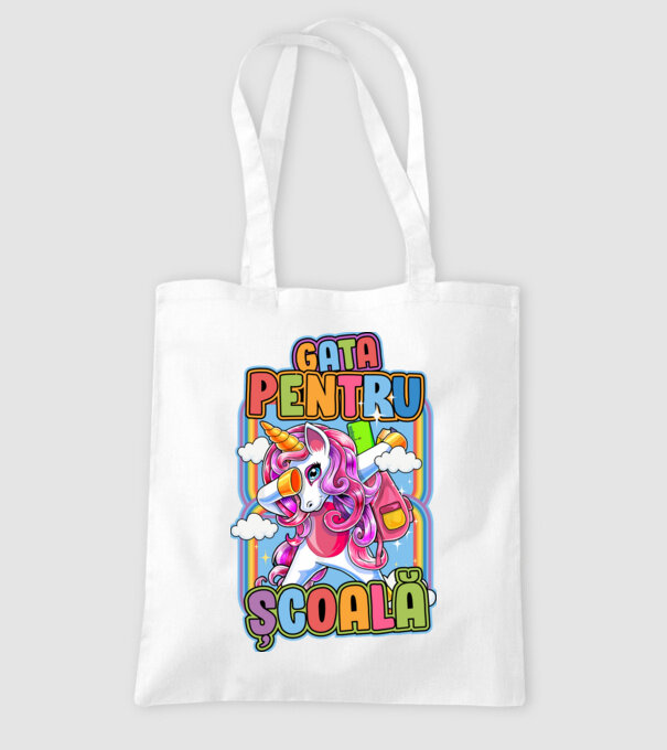 Gata pentru școală D1947707 model alb pe tricou