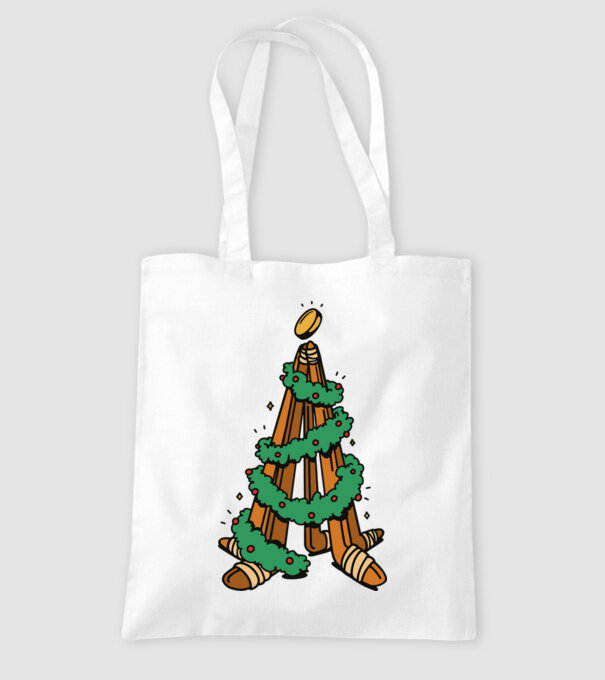 Hockey tree model alb pe tricou