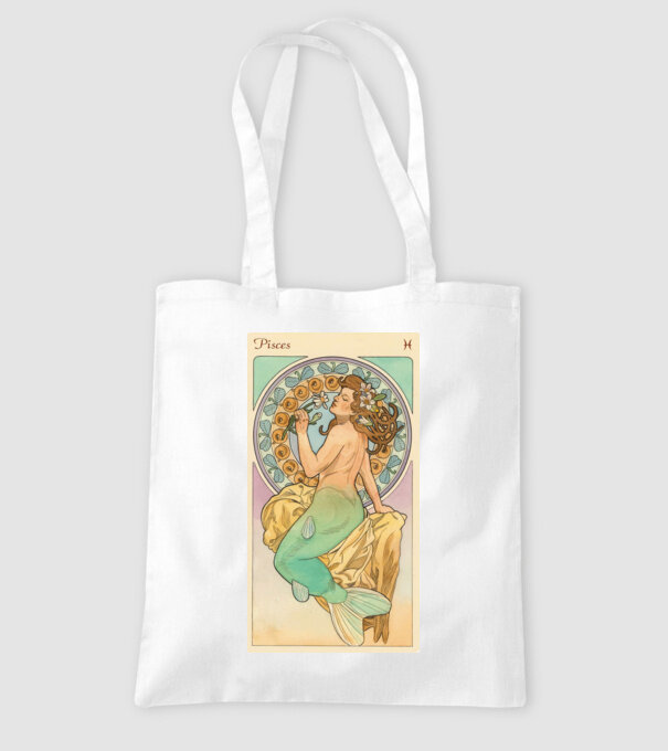 Horoscop Tarot PESTI model alb pe tricou