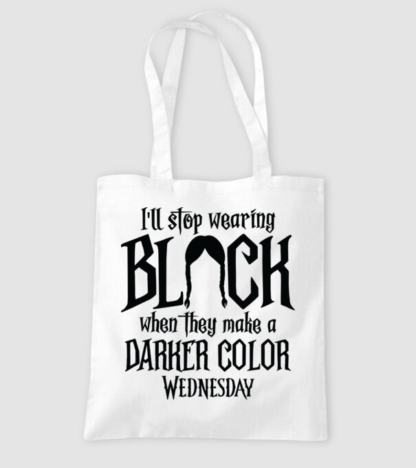  ill stop wearing black model alb pe tricou