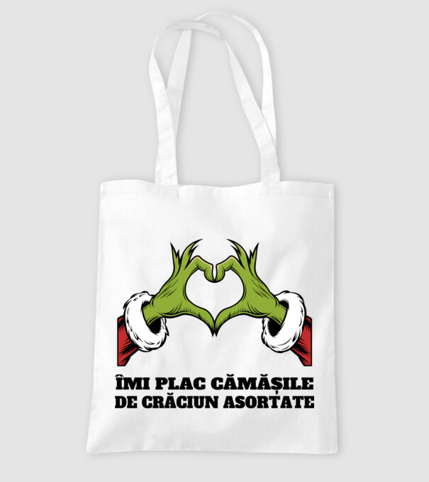 Îmi plac cămășile de crăciun asortate alb model alb pe tricou