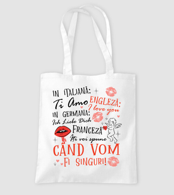 Lecție de limbă model alb pe tricou