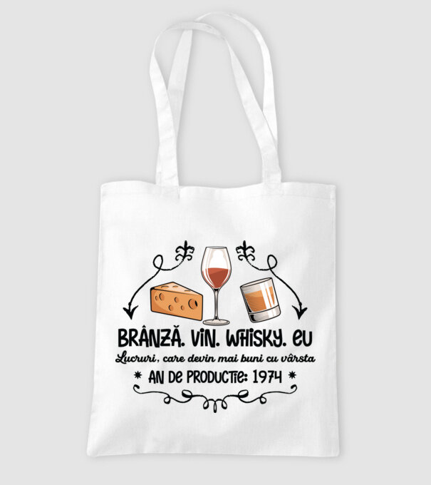 Lucruri, care devin mai buni cu vârsta 1974 50 de ani model alb pe tricou