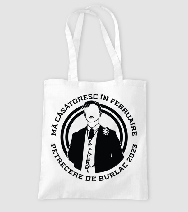 mă căsătoresc în februarie model alb pe tricou