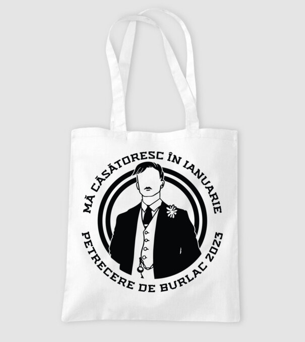 mă căsătoresc în ianuarie model alb pe tricou