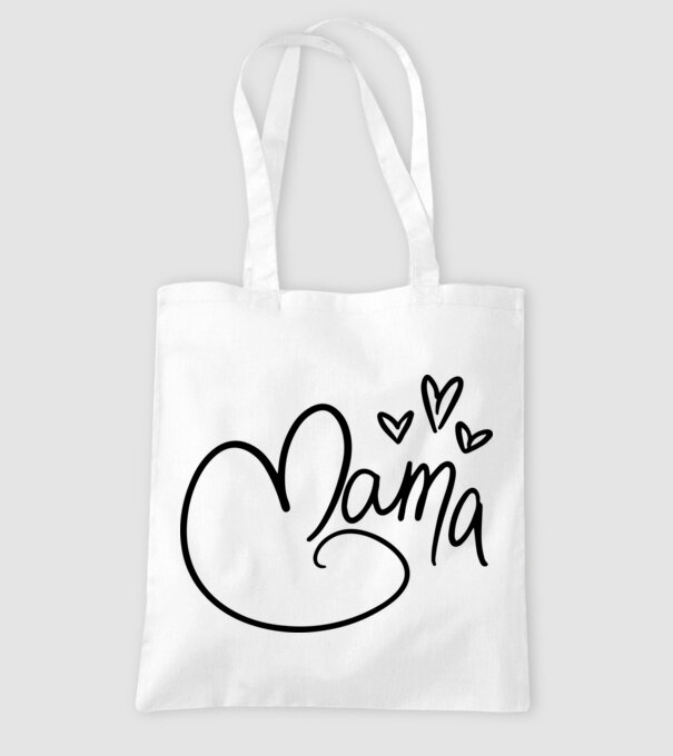 mama model alb pe tricou
