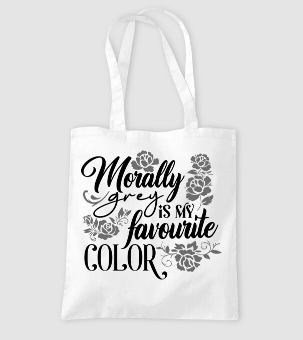 Moraly Gray is my favorite color model alb pe tricou