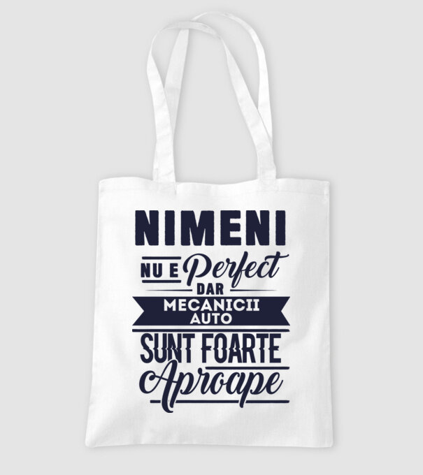 Nimeni nu e perfect, dar mecanicii auto sunt foarte aproape model alb pe tricou
