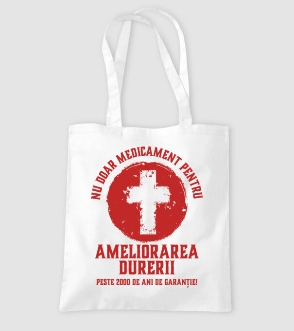Nu doar medicament pentru ameliorarea durerii, peste 2000 de ani de garanție! model alb pe tricou
