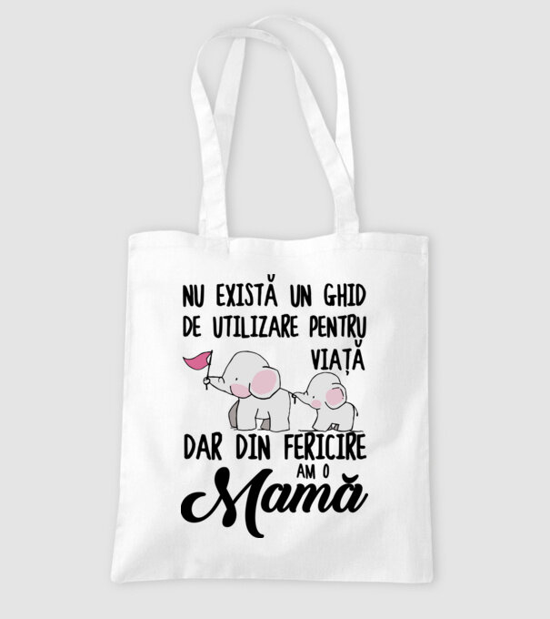 Nu există un ghid de utilizare pentru viață, dar din fericire am o mamă model alb pe tricou