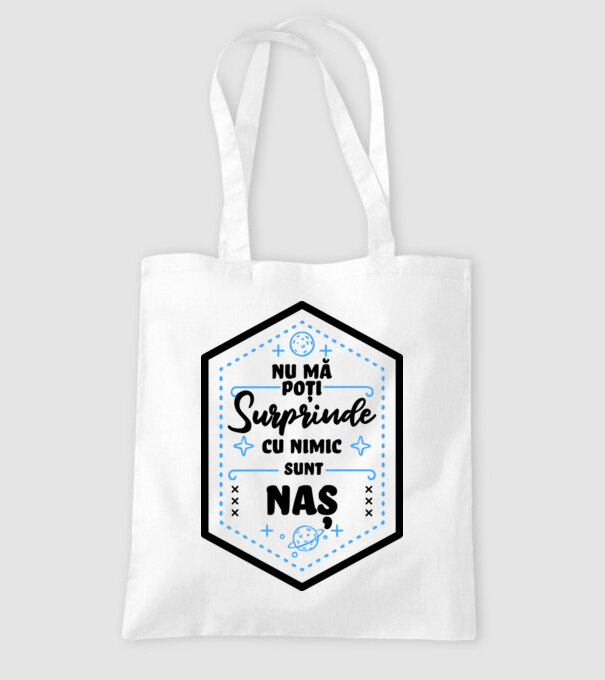 Nu mă poți surprinde cu nimic, sunt naș model alb pe tricou
