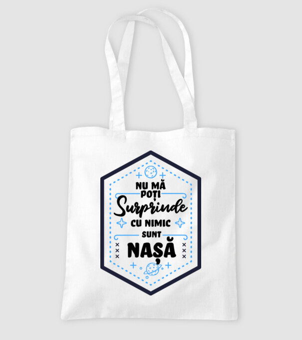 Nu mă poți surprinde cu nimic, sunt naș model alb pe tricou