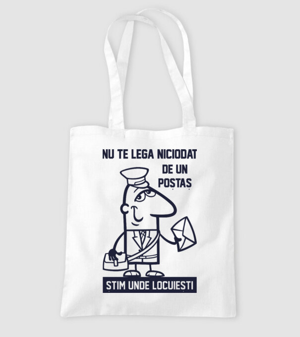 nu te lega niciodată de un poștaș. Știm unde locuiești model alb pe tricou