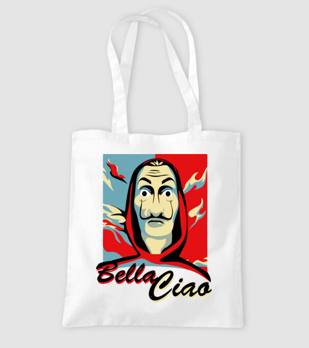 obey bella ciao model alb pe tricou