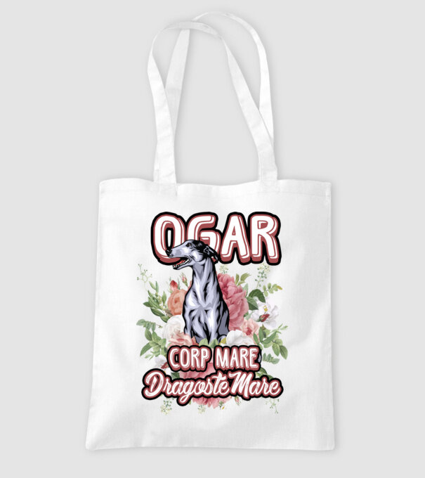 Ogar - picioare lungi dragoste multă model alb pe tricou