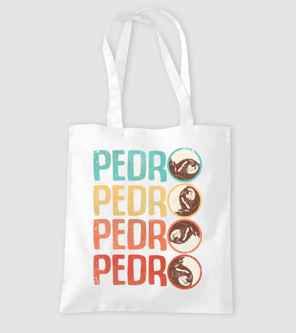 Pedro Pedro retro model alb pe tricou