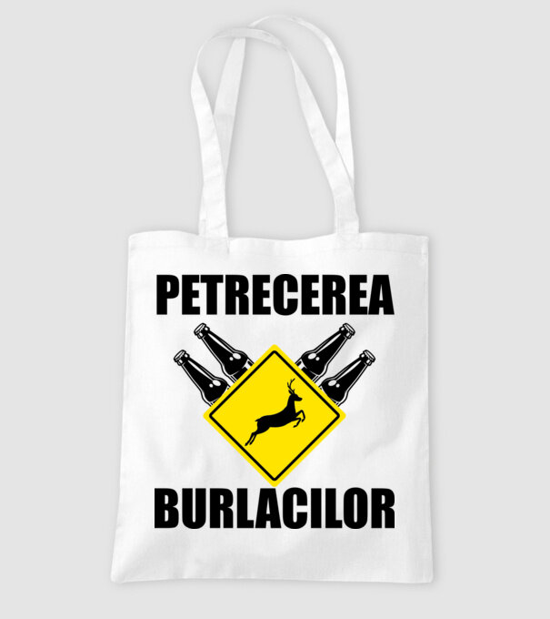 petrecerea burlacilor model alb pe tricou