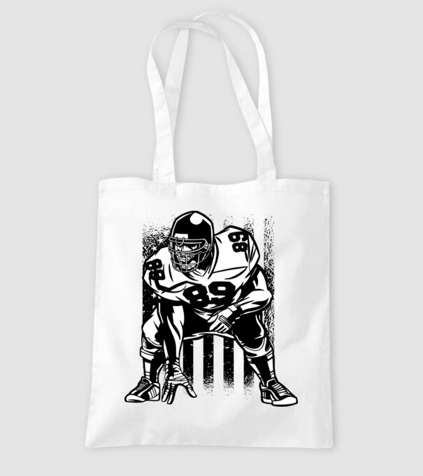 PLAYER model alb pe tricou