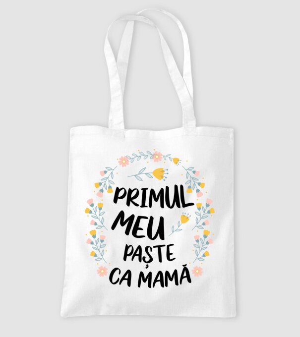 Primul meu Paște ca mamă model alb pe tricou