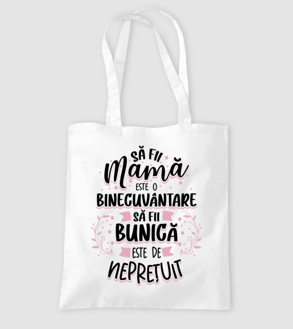 Să fii bunică este neprețuit model alb pe tricou