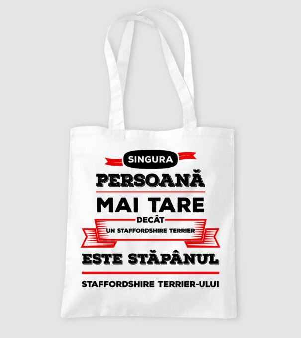 singura persoană mai tare decât un Pinscher la este stăpânul Pinscherului model alb pe tricou