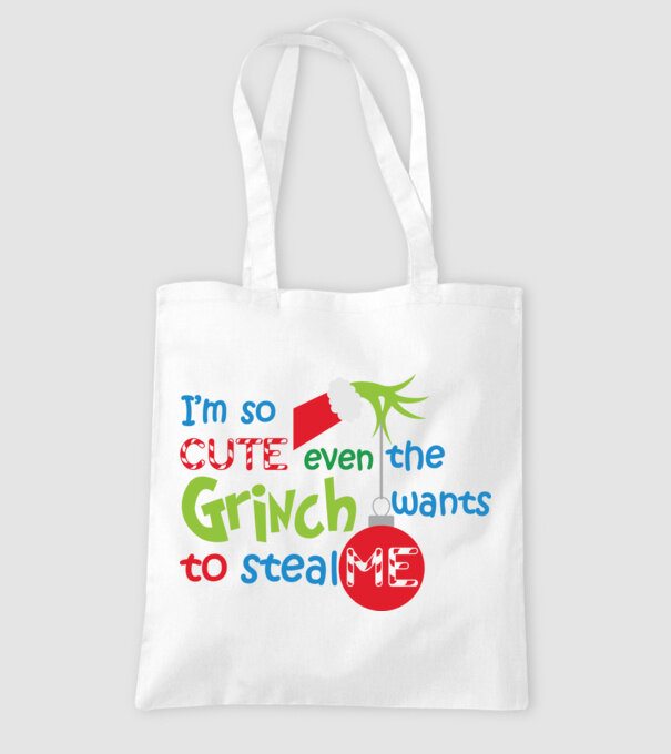 So cute Grinch model alb pe tricou