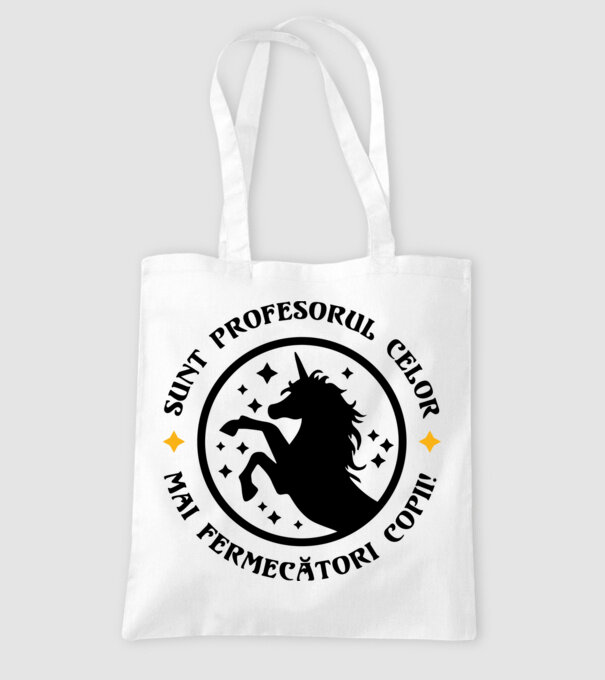 Sunt profesorul celor mai fermecători copii model alb pe tricou