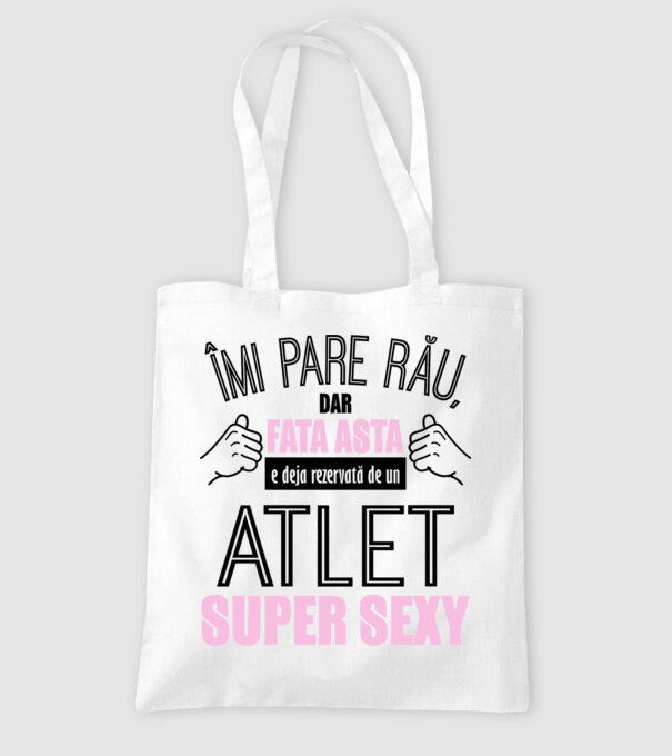 Îmi pare rău, dar fata asta e deja rezervată de un ATLET super sexy model alb pe tricou