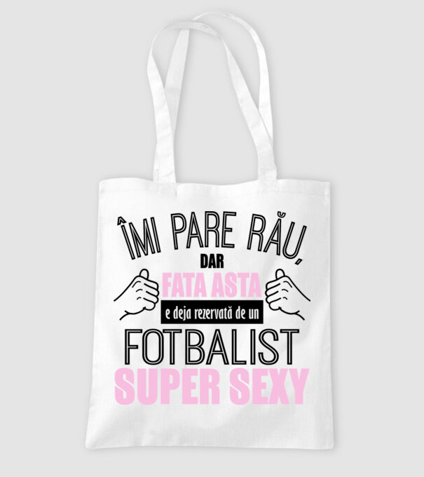 Îmi pare rău, dar fata asta e deja rezervată de un FOTBALIST super sexy model alb pe tricou
