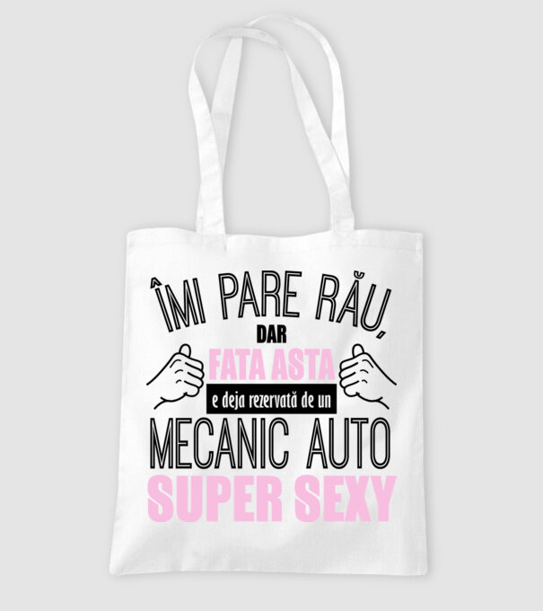 Îmi pare rău, dar fata asta e deja rezervată de un MECANIC AUTO super sexy model alb pe tricou
