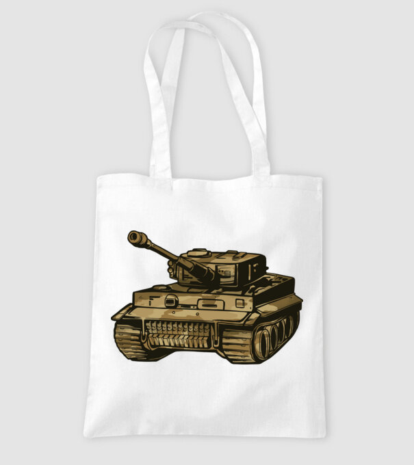 Tancuri model alb pe tricou