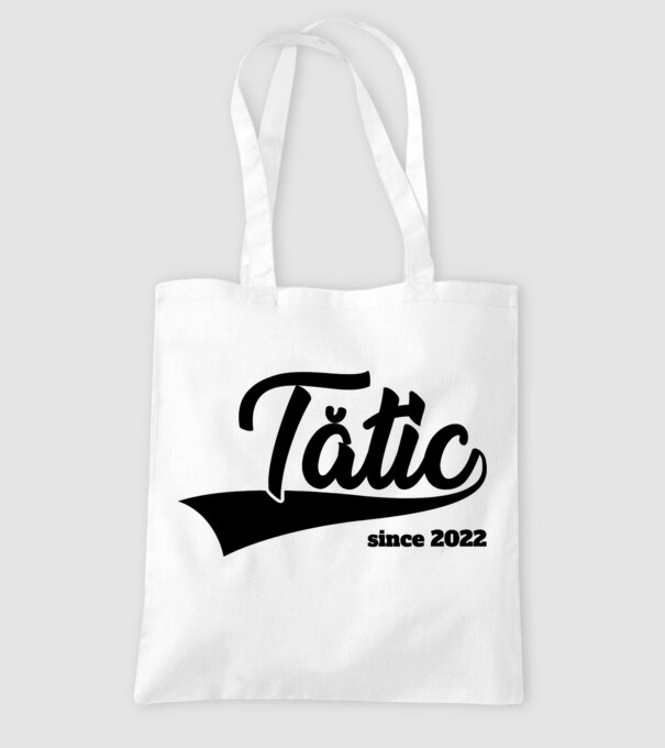 tătic since 2022 model alb pe tricou
