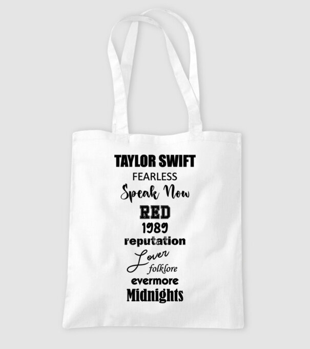 Taylor Swift Eras model alb pe tricou