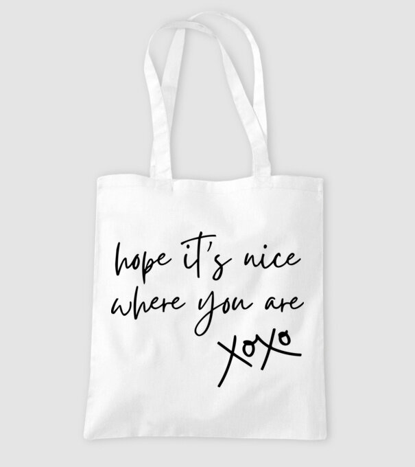 Taylor Swift hope its nice where you are model alb pe tricou