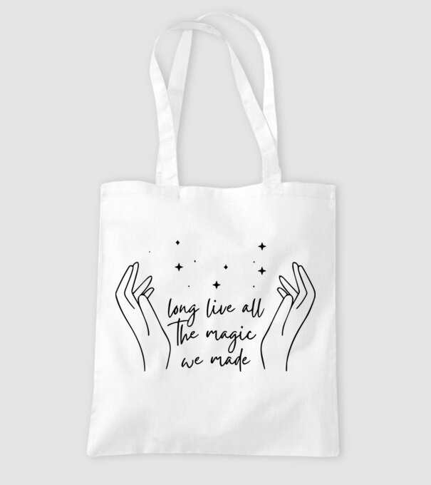 Taylor Swift long live all the magic we made model alb pe tricou