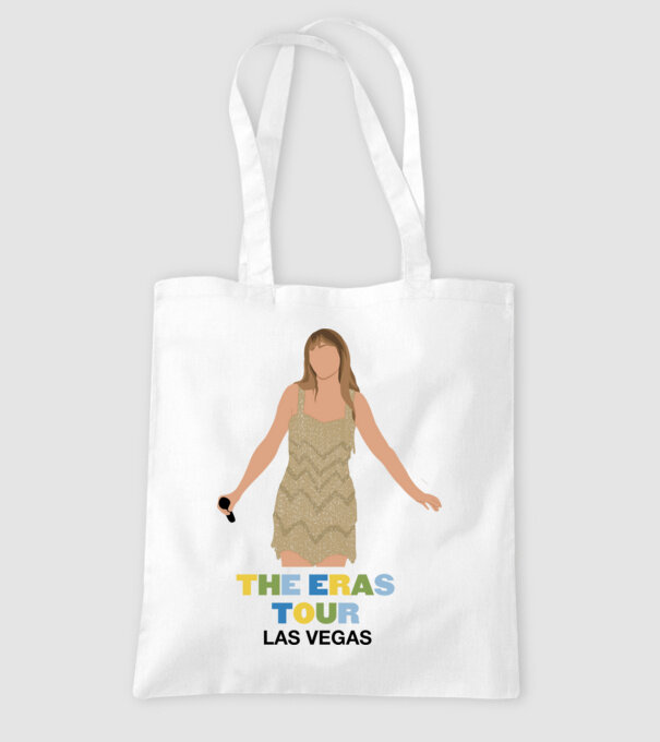 Taylor Swift The Eras Tour Las Vegas model alb pe tricou