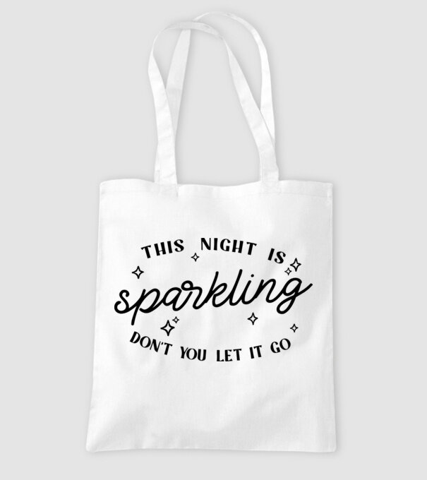 Taylor Swift This night is sparkling model alb pe tricou