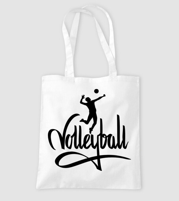 Text Volei pentru tricou model alb pe tricou