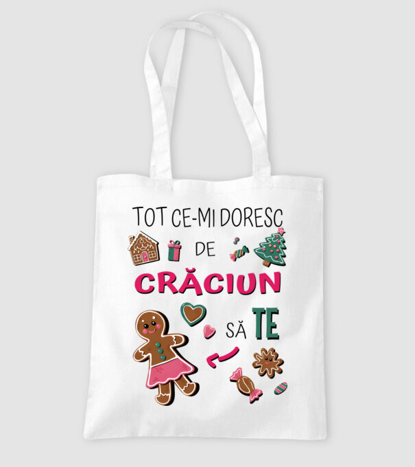 Tot ce-mi doresc de Crăciun să TE Femei alb model alb pe tricou