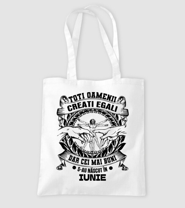 Toți oamenii sunt creați egali, dar cei mai buni s-au născut în iunie model alb pe tricou