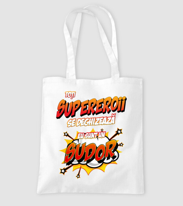 Toți supereroii se deghizează, eu sunt un sudor model alb pe tricou