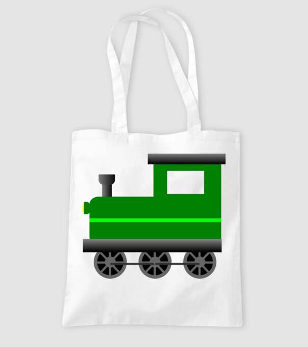 Trenuri model alb pe tricou