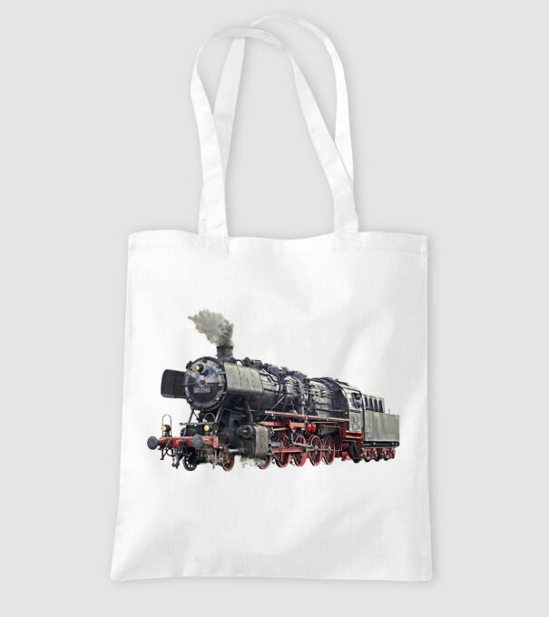Trenuri model alb pe tricou
