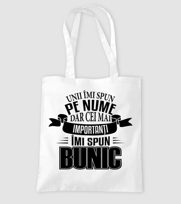 Unii îmi spun pe nume, dar cei mai importanți îmi spun bunic model alb pe tricou
