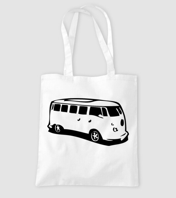 vwbus model alb pe tricou