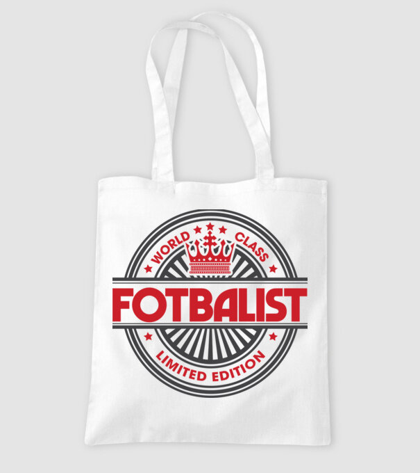 Fotbalist model alb pe tricou