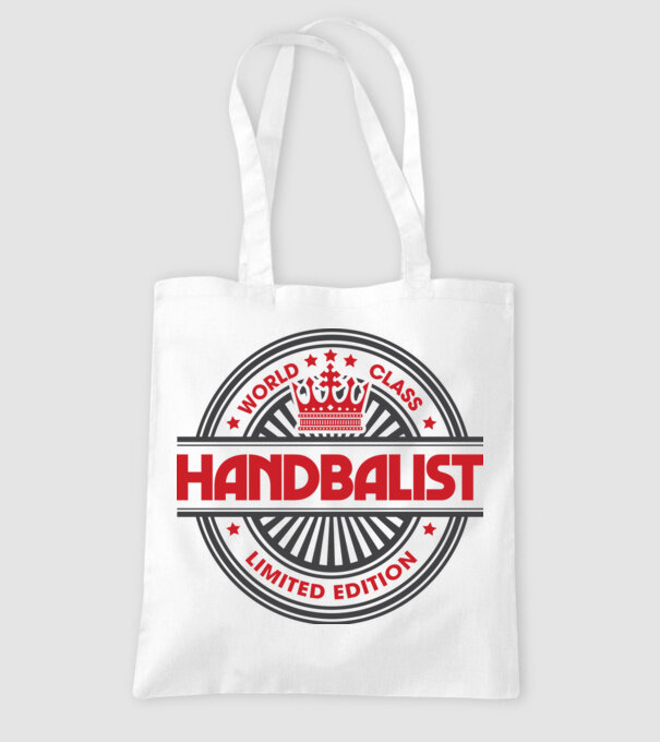 handbalist model alb pe tricou
