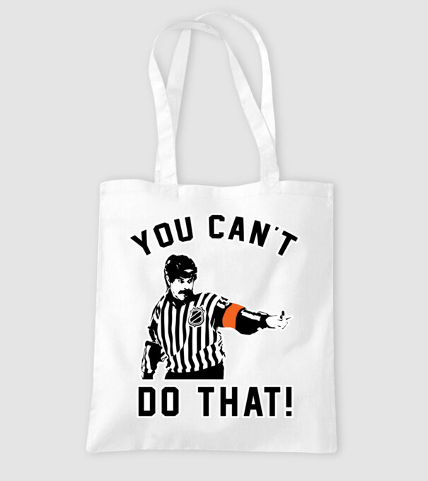 'You can''t do that!' model alb pe tricou