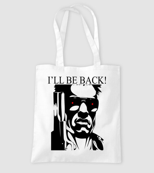 A Terminátor model alb pe tricou